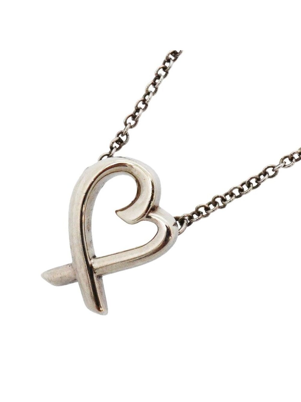Tiffany & Co Necklace Loving Heart 925 Sterling Silver